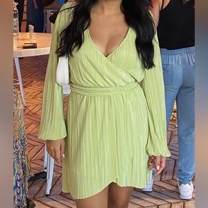 PEPPERMAYO green tie waist dress